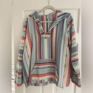 Faherty Baja poncho size large